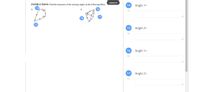 **Instructions:**

Find the measures of the missing angles in the following kites.

**Diagram 8:**

- A kite is displayed with two angles labeled:
  - One angle is labeled as \(90^\circ\).
  - Another angle is labeled as \(110^\circ\).
- The sides of the kite are indicated with tick marks to show congruency in pairs.

**Diagram 9:**

- Another kite is displayed with two sides labeled as \(3\) and \(1\), and one angle is labeled with a right-angle symbol (\(\perp\)).

**Tasks:**

- For Diagram 8:
  - Angle 1: [Text box for input]
  - Angle 2: [Text box for input]

- For Diagram 9:
  - Angle 1: [Text box for input]
  - Angle 2: [Text box for input]

**Answer keys:**

- The angles' measurements will need to be calculated based on the properties of kites where the sum of interior angles is \(360^\circ\) and the kite has a line of symmetry that bisects opposite angles.  
