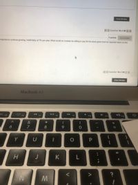 Close Window
Question 16 of 20 >
5 points
Save Answer
projected to continue growing, indefinitely, at 7% per year. What would an investor be willing to pay for the stock given that her required return on the
Question 16 of 20
Close Window
MacBook Air
F8
F9
F10
F11
F12
F5
F6
F7
&
*
)
9.
Y
U
J
K
+ ||
6
