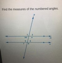 Answered: Find The Measures Of The Numbered… | Bartleby