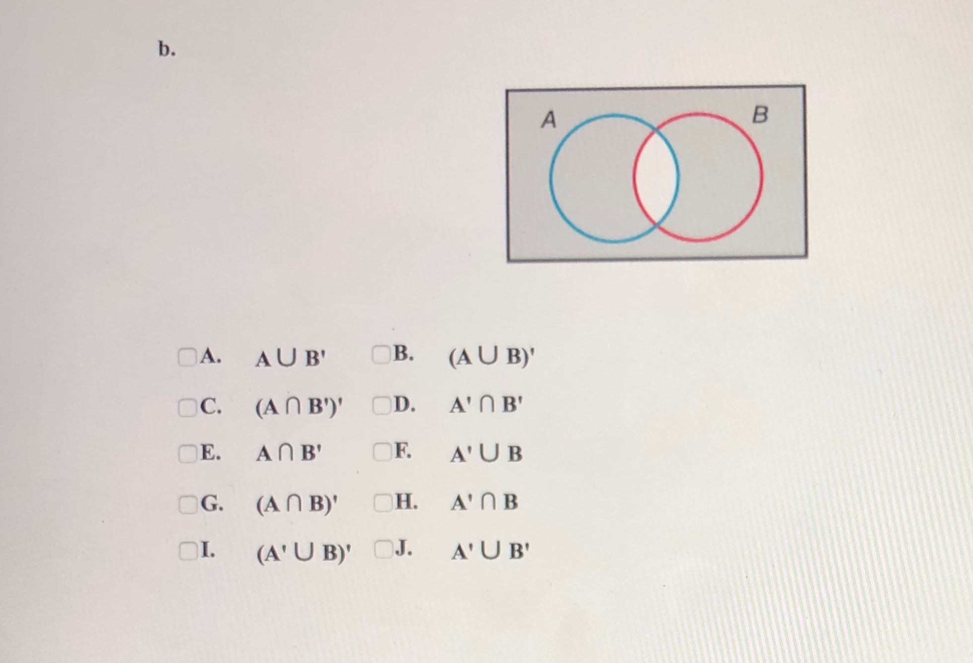 Answered: Use Set Notation To Identify The Shaded… | Bartleby