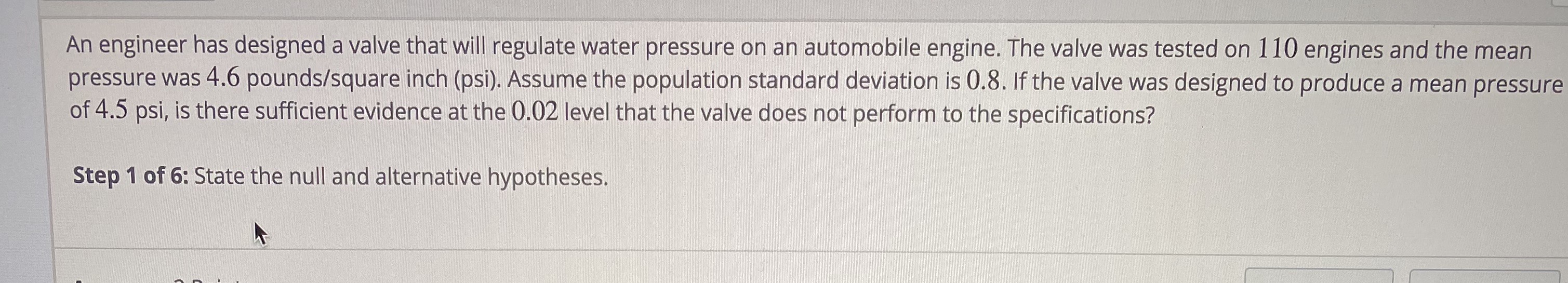 Answered: An engineer has designed a valve that… | bartleby