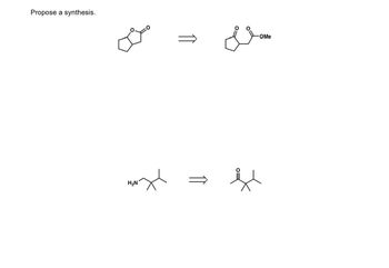 Propose a synthesis.
magt
H₂N
1
OMe