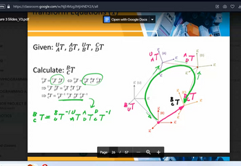 VPN
re 3 Slides_V3.pdf
9
w
https://classroom.google.com/w/NjE4Mzg3MjI4NDY2/t/all
Transform Equations 17
VPROGRAMMIN
OGRAMMING A
IOR PROJECT B
BOTICS
d classes
Given: T, BT, BT, ST
Calculate: T
TT-TT T
⇒TTTTT
10_
&T= ELTATITLT
Open with Google Docs
BUT
Page 26 57
(U)
19
NA
(A)
(8)
ET
(0)
V