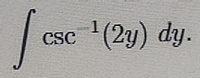 (2y) dy.
CSC

