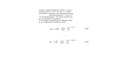 Consider a continuous foundation of width B = 1.4 m on a
sand deposit with c' = 0, o' = 38°, and y = 17.5 kN/m?.
The foundation is subjected to an eccentrically inclined load
Given: load eccentricity e = 0.15 m, D; =
1 m, and load inclination B = 18°. Estimate the failure load
Quten per unit length of the foundation
a. for a partially compensated type of loading [Eq. (6.89)]
b. for a reinforced type of loading [Eq. (6.90)]
B°12-(D/B)
Qule) =
(6.89)
B°\15-0.7(D/B)
-
= q.B[ 1 -
(6.90)
