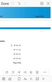 Answered: 3. 3* 4 = 5 9 * 1 = 2 6 * 4 = 2 9 * 3 =… | bartleby