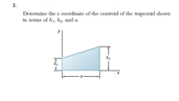 Answered: 3. Determine the x coordinate of the… | bartleby