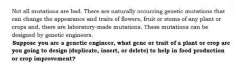 All mutations and their apperances?