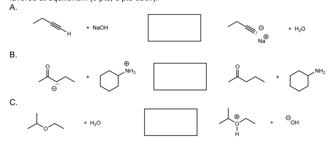 Answered: A. + NaOH + H20 Н Na B. .NH3 NH2 C. +… | Bartleby