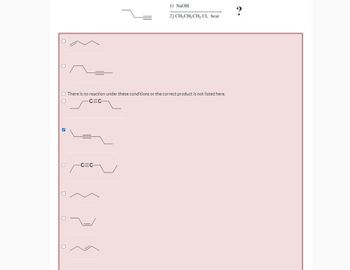 Answered: 0 53 0 1) NaOH 2) CH, CH₂CH₂ CI, Heat… | Bartleby