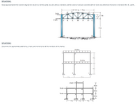 SITUATION 1
Draw (approximately) the moment diagram for column AJI of the portal. Assume all truss members and the columns to be pin connected at their ends. Also determine the force in members HG, HL, and KL.
6 @ 1.5 m = 9 m
2 kN
T1.5 m
1m
4 kN
к L м N о с
4 m
B
SITUATION 2
Determine the approximate axial forces, shears, and moments for all the members of the frames.
10 kN/m
8m
20 kN/m
8 m
B
12 m
35 kN
4.8 m
70 kN
K
4.8 m
70 kN
F
G
H
4.8 m
B
6 m --
9 m
-9 m
