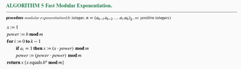 Answered: Use Algorithm 5 To Find 32003 Mod 99. | Bartleby