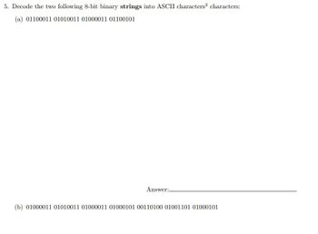 Answered: Decode the two following 8-bit binary… | bartleby