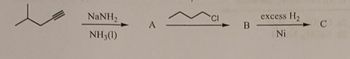 NaNH,
NH₂(1)
B
excess H₂
Ni
C