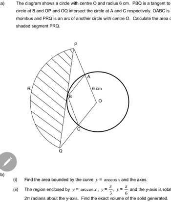 Answered: The diagram shows a circle with centre… | bartleby