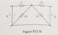 R
2R
3R
Figure P27.19
