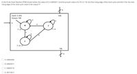 In the Finite State Machine (FSM) shown below, the value of D is 00000011 and the present state is W. If b is 1 for the first rising edge of the clock cycle and then 0 for the next
rising edge of the clock cycle, what is the output T?
Inputs: b, D(8)
D(8)
Outputs: T(8)
b'
b
b
b'
w
T= D
T= D
T=D+3
T(8)
A. 00000000
B. 00000011
C. 00000110
D. 00110011
