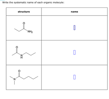 Answered: Write the systematic name of each… | bartleby