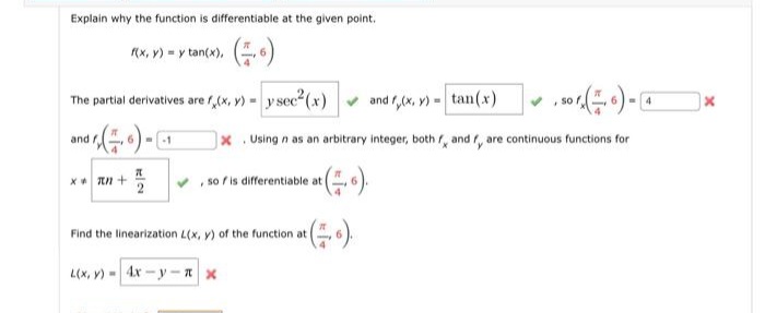 Answered: Explain why the function is… | bartleby