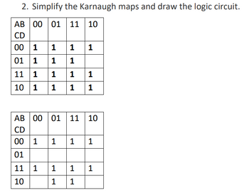 Answered 2 Simplify The Karnaugh Maps And Draw Bartleby   S11mga9 Thumbnail 