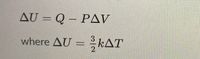 AU = Q – PAV
3
where AU = kAT
