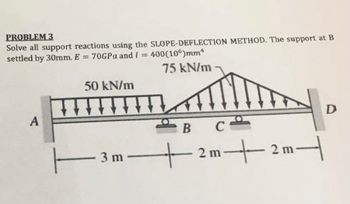 Answered: PROBLEM 3 Solve All Support Reactions… | Bartleby