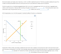 Answered: The following graph shows a… | bartleby