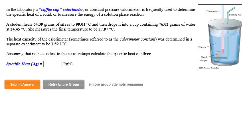 Constant-Pressure Calorimetry - Video Tutorials & Practice Problems