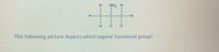 H.
NH2 H
H-
H.
H.
H.
The following picture depicts which organic functional group?
