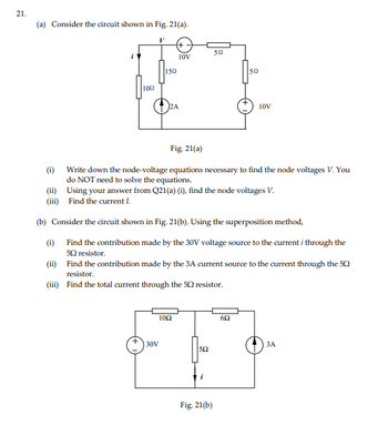 Answered: 1. (a) Consider the circuit shown in… | bartleby