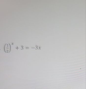 Answered: (1) ₁ + 3 = − 3x | bartleby