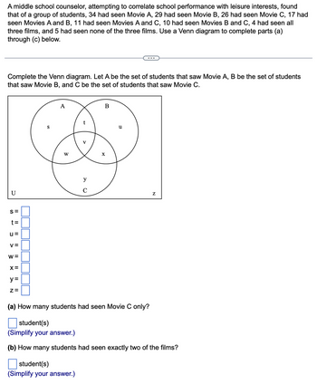 Answered: A middle school counselor, attempting… | bartleby