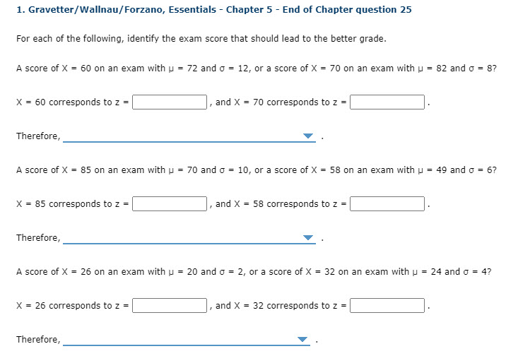 Solved Attempts: Score: /2 20. Gravetter/Wallnau/Forzano