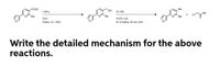 CO,Et
Me
LIAIHA
Zn, HBr
Me
Me
Et20
ACOH, H20
Reflux, 3 h, 100%
RT to Reflux. 50 min, 63%
Write the detailed mechanism for the above
reactions.
