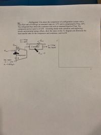 Answered: Refrigerant 134a Enters The Compressor… | Bartleby