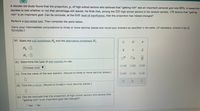 **A decade-old study found that the proportion, \( p_0 \), of high school seniors who believed that "getting rich" was an important personal goal was 80%. A researcher decides to test whether or not that percentage still stands. He finds that, among the 235 high school seniors in his random sample, 170 believe that "getting rich" is an important goal. Can he conclude, at the 0.01 level of significance, that the proportion has indeed changed?**

Perform a two-tailed test. Then complete the parts below.

Carry your intermediate computations to three or more decimal places and round your answers as specified in the table. (If necessary, consult a list of formulas.)

(a) State the **null hypothesis** \( H_0 \) and the **alternative hypothesis** \( H_1 \).

\[H_0: \]
\[H_1: \]

(b) Determine the type of **test statistic** to use.

(Choose one) [Dropdown with options]

(c) Find the value of the test statistic. (Round to three or more decimal places.)

\[ \text{Test Statistic:} \]

(d) Find the **p-value**. (Round to three or more decimal places.)

\[ \text{p-value:} \]

(e) Can we conclude that the proportion of high school seniors who believe that "getting rich" is an important goal has changed?

\[ \text{Yes} \quad \Box \quad \text{No} \quad \Box \]

**Symbols Key:**

The image contains a list of symbols typically used in statistical equations, such as:
- \( \mu, \sigma, p, \bar{x}, s, \hat{p} \)
- Subscript and superscript boxes
- Less than, greater than, equal symbols, etc.