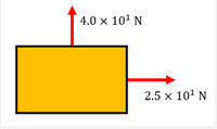 4.0 x 101 N
2.5 x 101 N
