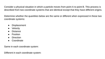 Answered: Consider A Physical Situation In Which… | Bartleby