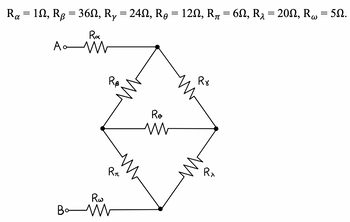 Ra = 1, R₂ = 36N, Ry = 24N, Rµ = 12N, R₁ = 6N, R₁ = 2002, Rw = 50.
Rß
Ao-
Ra
M
Rw
Bo M
R₂
R₁
ww
Ro
ww
Rr
M
Rx