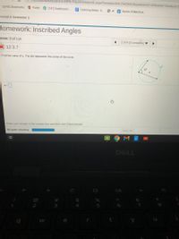 **Homework: Inscribed Angles**

**Score: 0 of 1 pt**

**Question 12.3.7**

*Find the value of angle \(a\). The dot represents the center of the circle.*

![Diagram](image link)

In the given diagram, there is a circle with its center marked by a dot. A chord within the circle forms an inscribed angle of 59°. 

The task is to determine the value of angle \(a\).

**Enter your answer in the answer box and then click Check Answer.**

`a =`

[All parts showing]