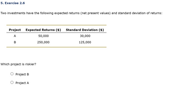 Answered: Investments Have The Following Expected… | Bartleby