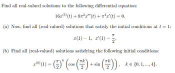 Answered: Find all real-valued solutions to the… | bartleby