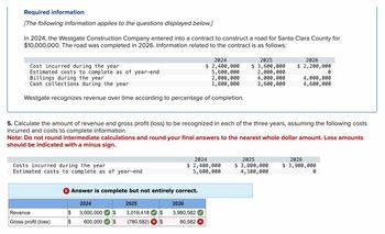 Answered: Required information [The following…