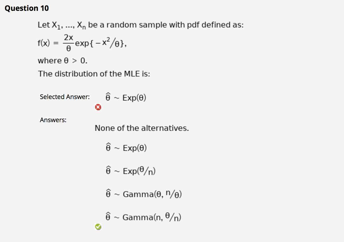 Answered: Let X1, .., X, Be A Random Sample With… | Bartleby