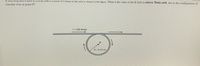 A very long wire is bent in a circle with a current of 3 Amps in the wire, as shown in the figure. What is the value of the B field in micro Tesla unit, due to the configuration of the circular wire at point P?

**Diagram Description:**

- The diagram shows a long straight wire carrying a current of 200 Amps.
- A circular loop is formed with part of this wire.
- The loop has a radius of 4.14 cm.
- The point P is located at the center of the circular loop.
- The current in the loop is 3 Amps.

The challenge is to calculate the magnetic field (B field) at point P caused by the configuration of the circular wire.