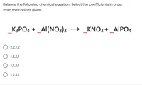 Answered Balance the following chemical bartleby