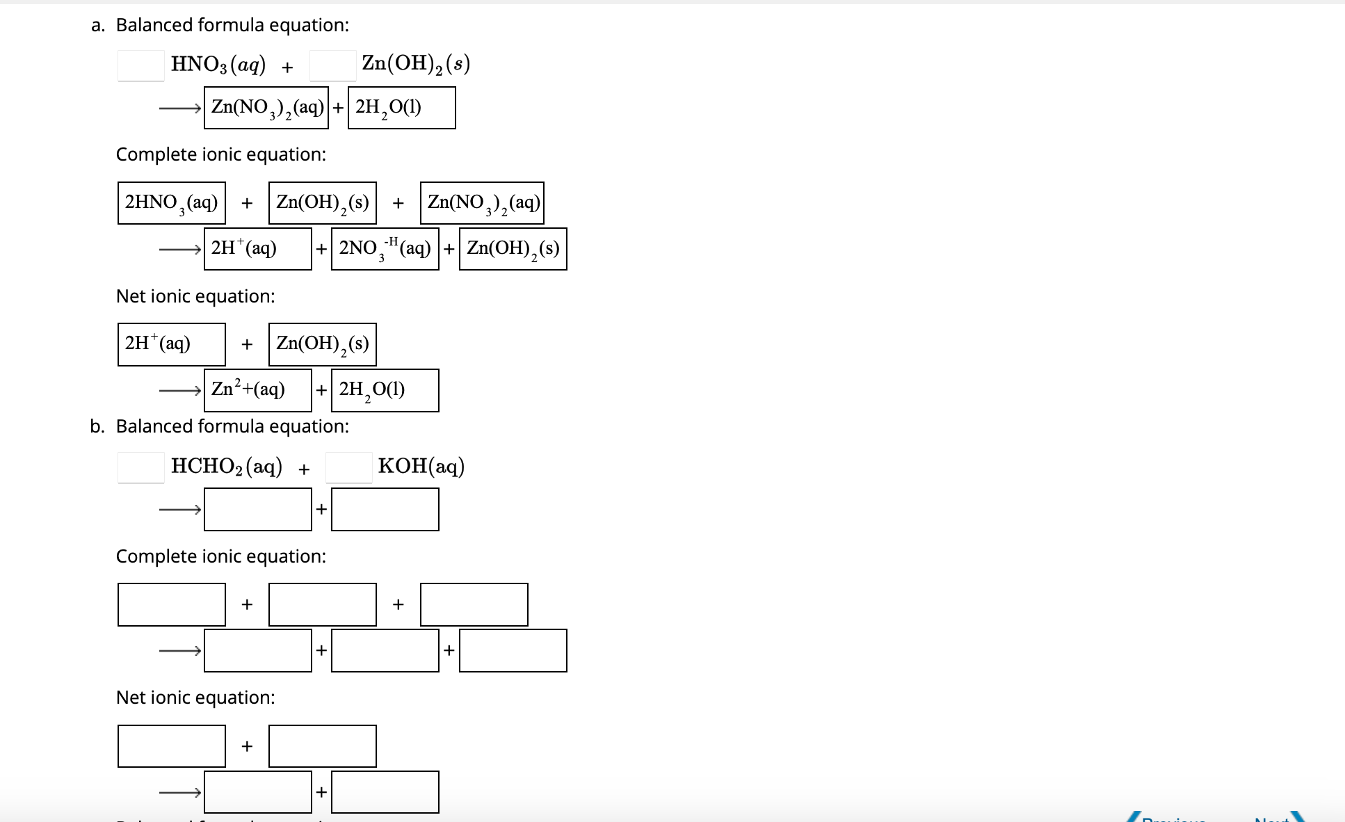 Answered: c. Balanced formula equation: Ca(OH)₂… | bartleby