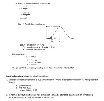 Answered: 1. Consider The Normal Distribution Of… | Bartleby