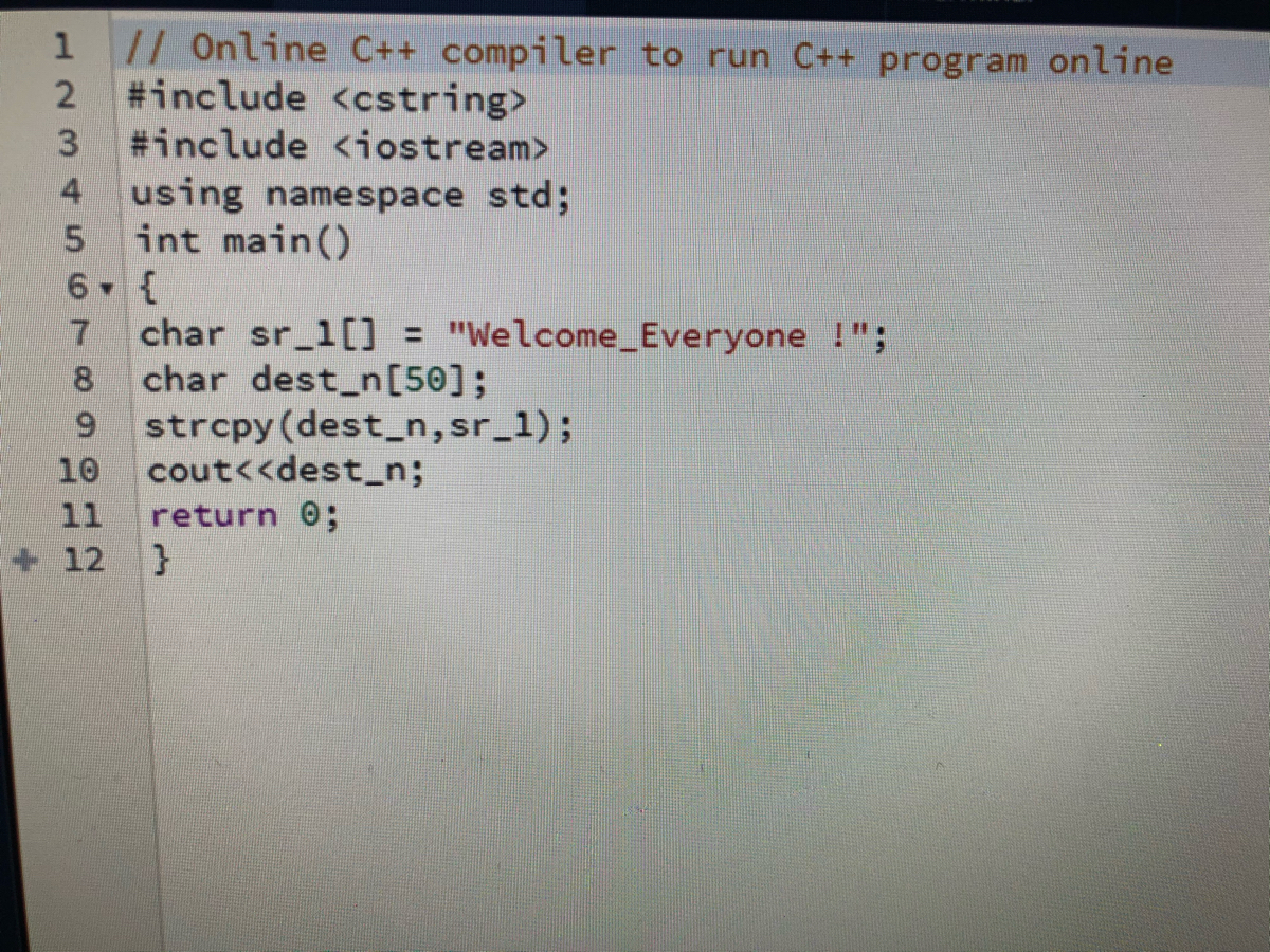 Online C++ Compiler