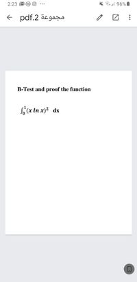 Answered: B-Test And Proof The Function So(x In… | Bartleby